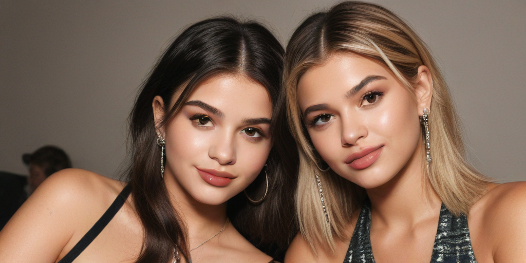 hailey bieber and selena gomez picture