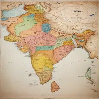 map of india