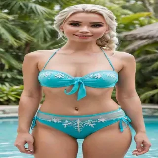 frozen elsa bikini