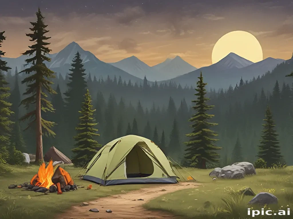 camping background