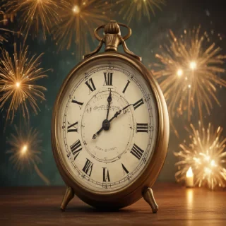 vintage new years images