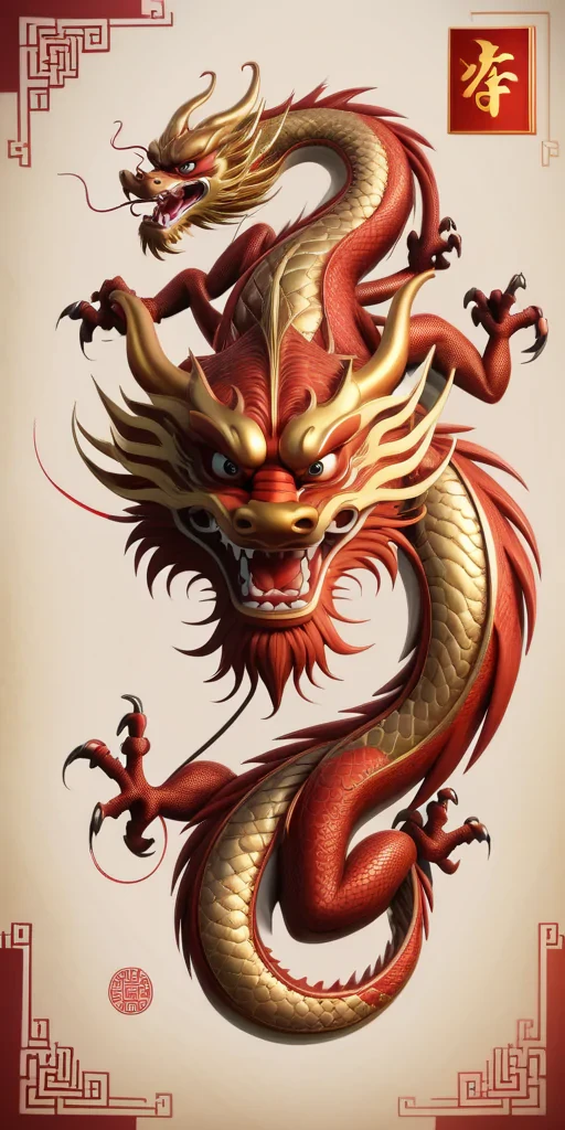 chinese dragon background