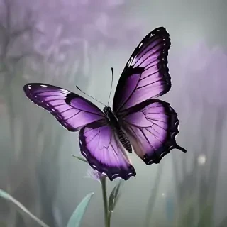 purple butterfly