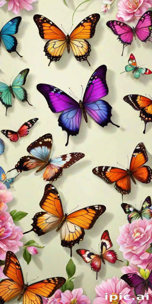 beautiful butterflies wallpaper