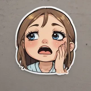 crying sticker