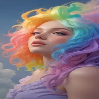 rainbow pastel