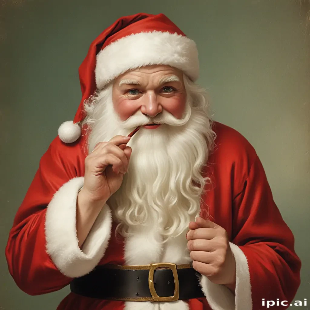 vintage santa images free