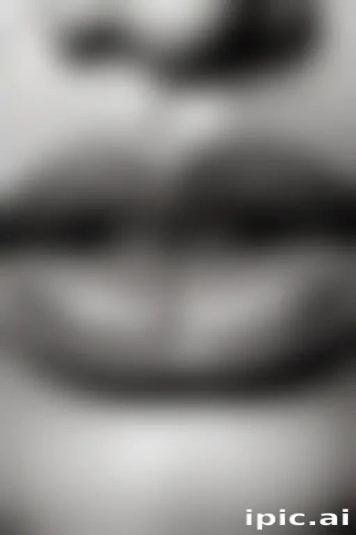 lips black and white clipart