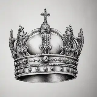 crown drawing