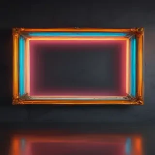 neon frame png