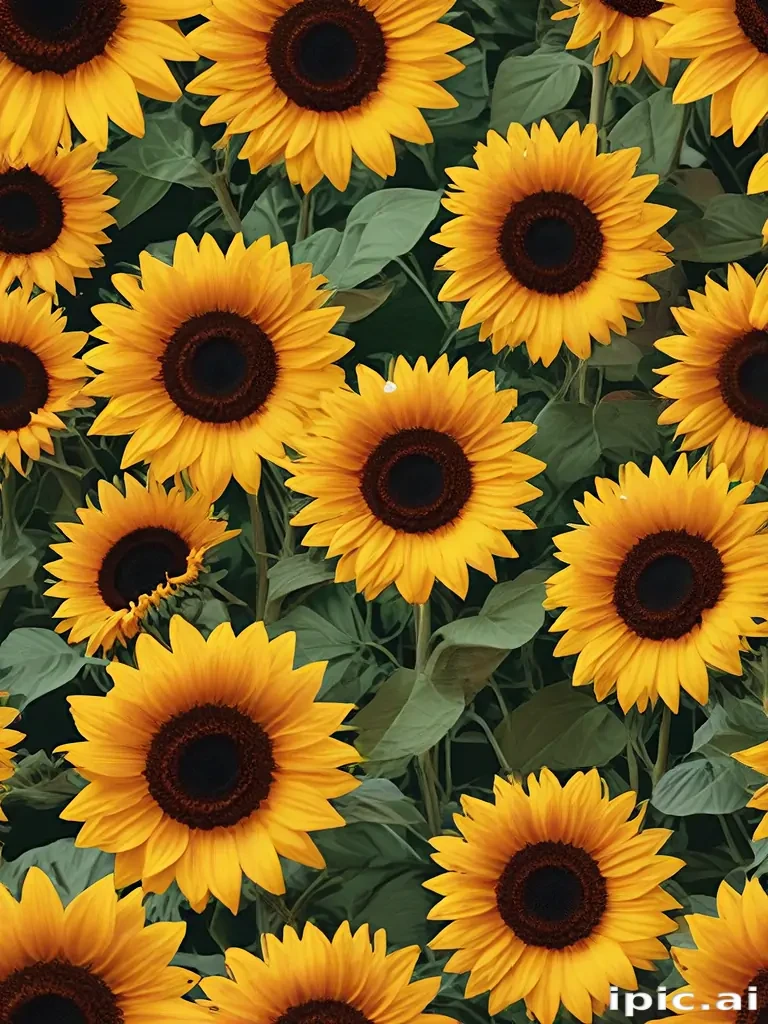 sunflower backgrounds aesthetic