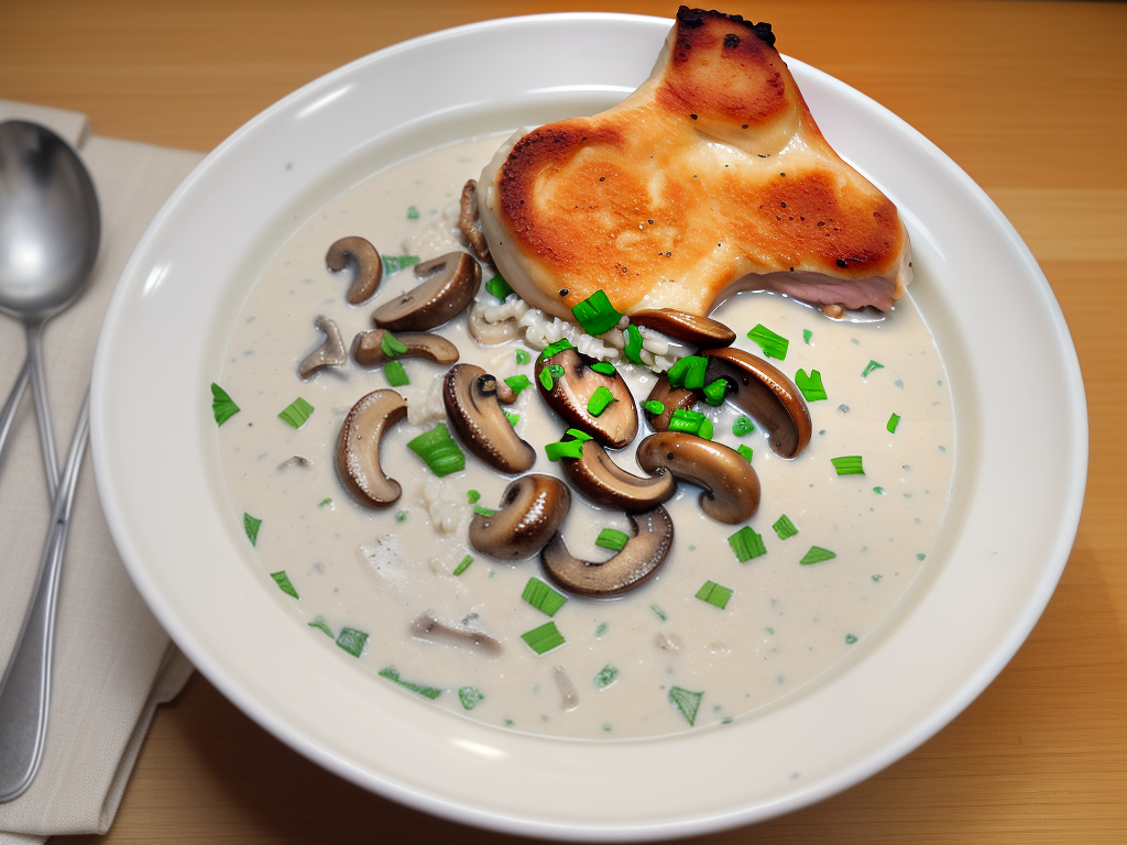 pork chops cream of mushroom soup and rice