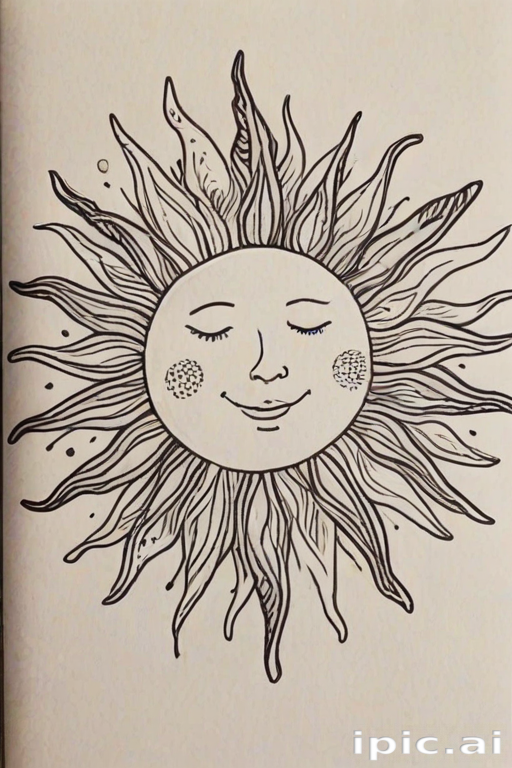 sun doodle