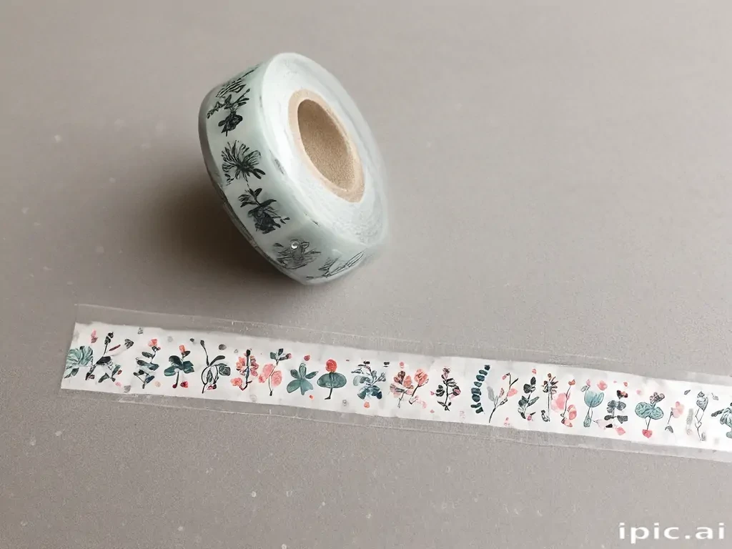 transparent washi tape png