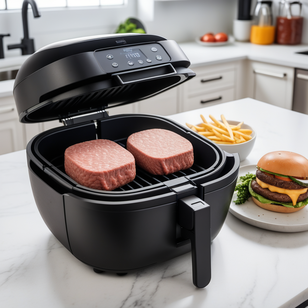 frozen beyond burger air fryer