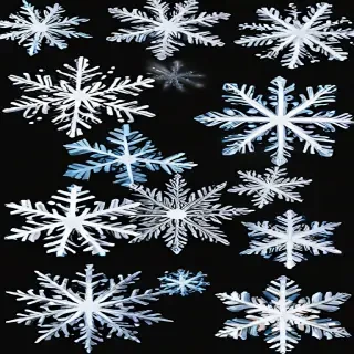snowflakes clipart transparent background
