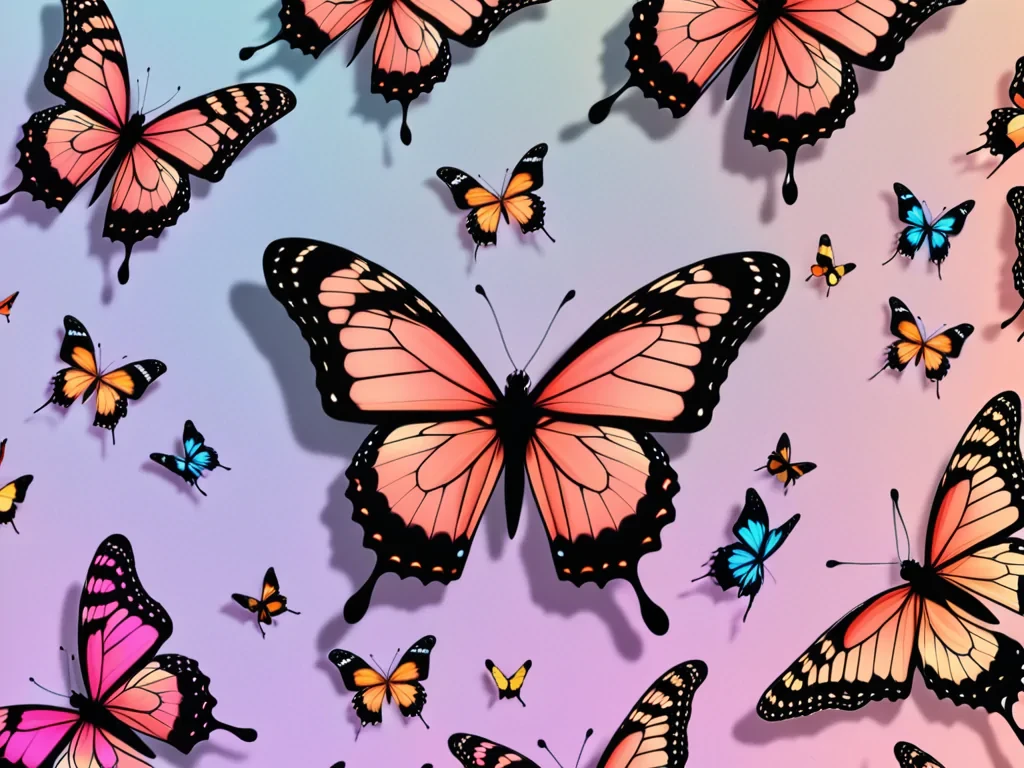 iphone aesthetic butterfly wallpaper