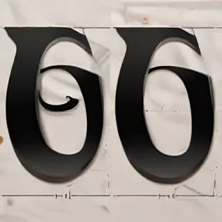 b font