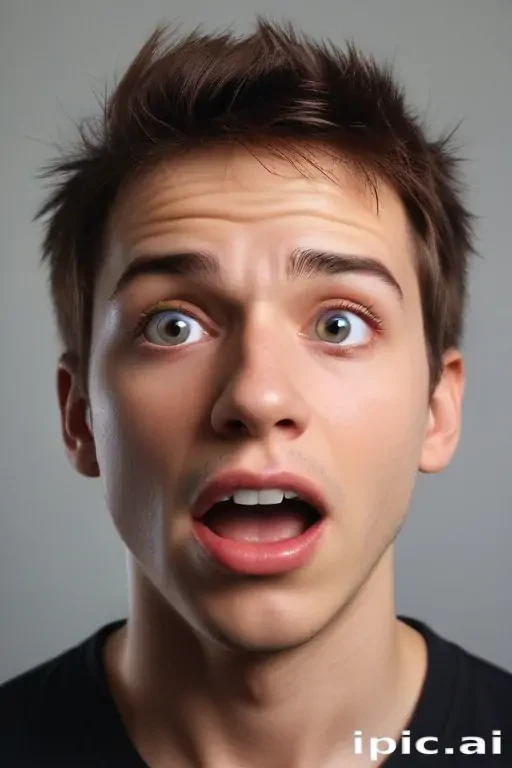 shocked face png