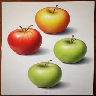 apple drawings