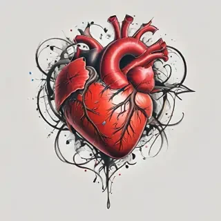 heart tattoo png
