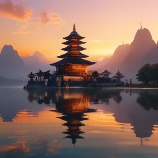 temple background