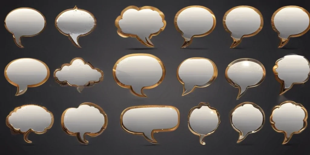 speech bubble clip art