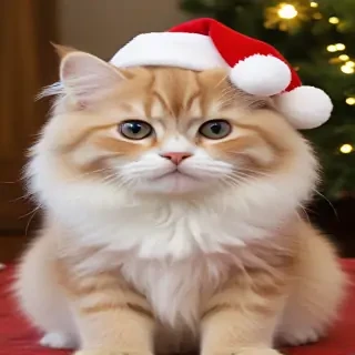 christmas images cats