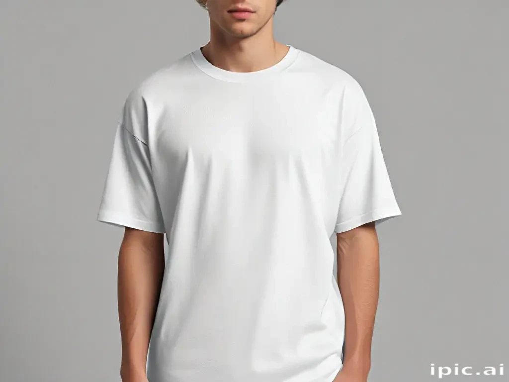 oversized t shirt mockup