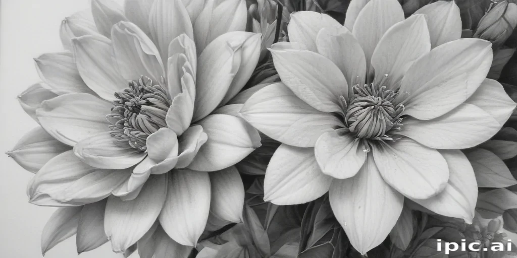 flower drawings pencil
