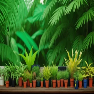 zoom backgrounds with plants