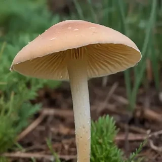 thin stemmed mushroom