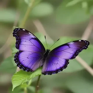 purple butterfly
