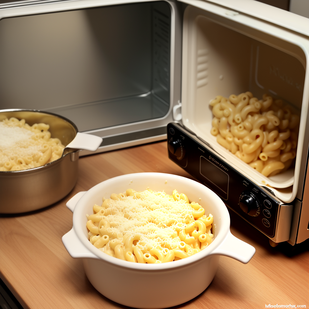 how to make box mac and cheese in the microwave