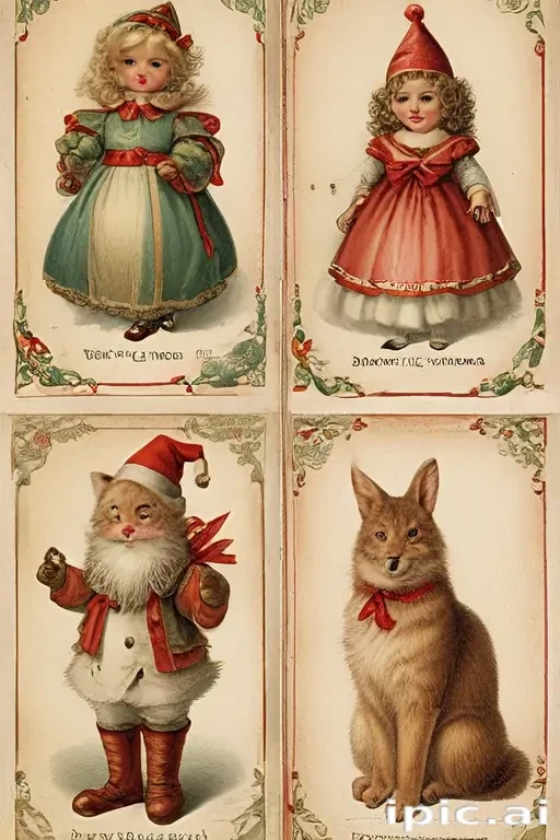 printable vintage christmas images