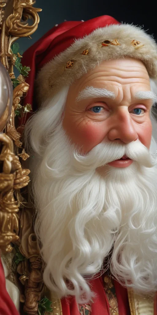 images of vintage santa
