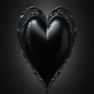 black heart pic