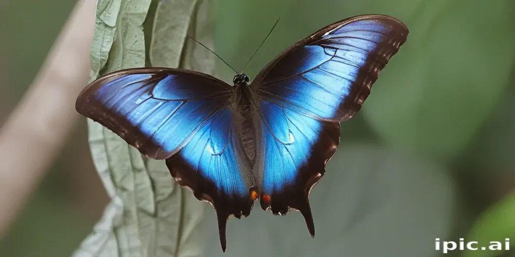 blue morpho butterfly
