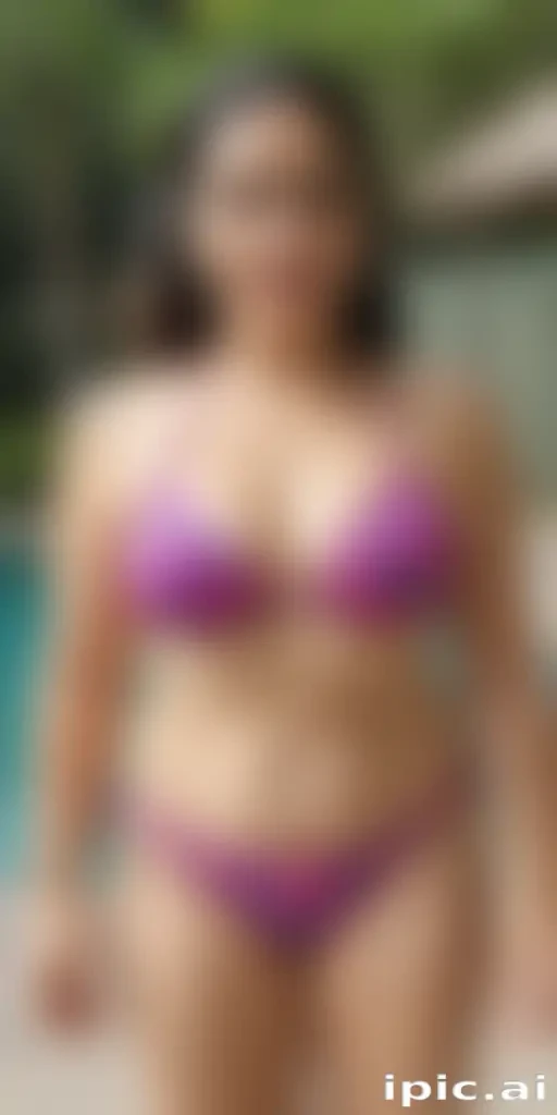 aunty in bikini