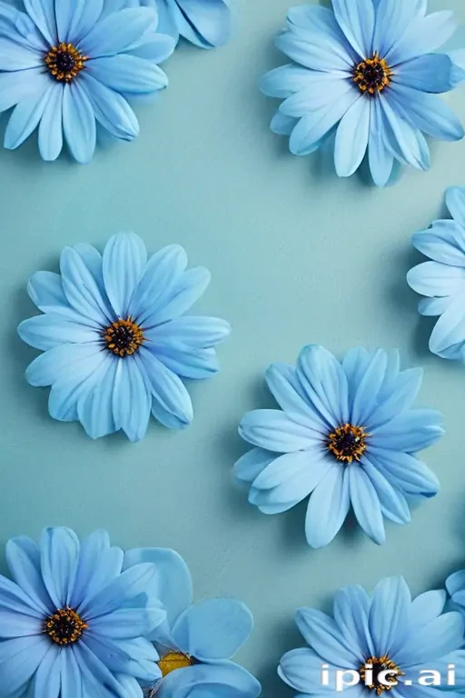 blue flower background