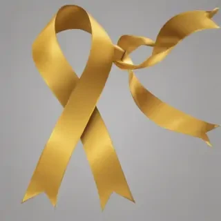 gold ribbon png
