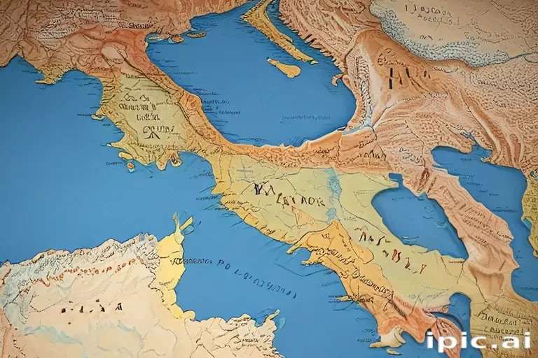 map of italy