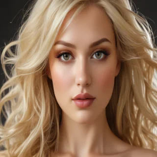 curvy blonde