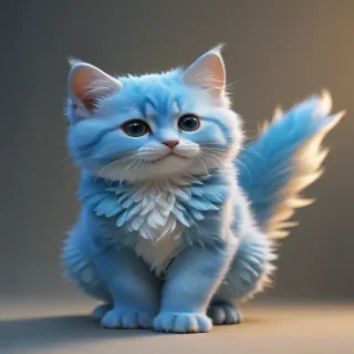 cute blue
