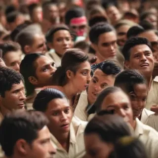 crowded png