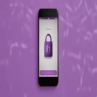 purple lock screen