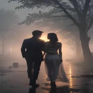 foggy background