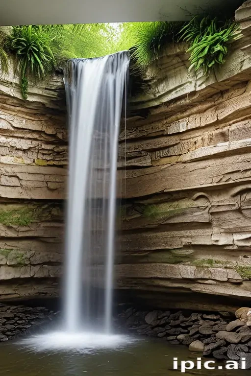 water fall wall paper