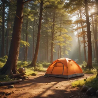 camping background