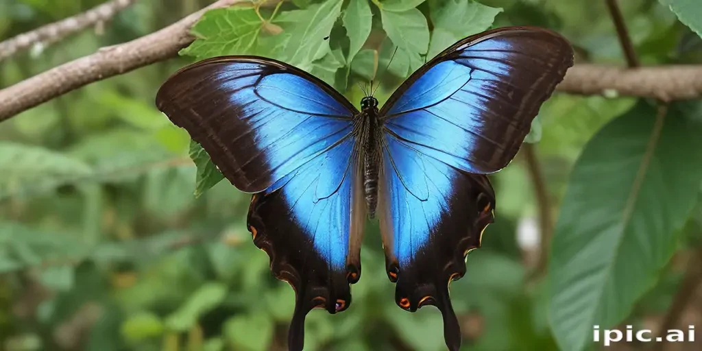 blue morpho butterfly
